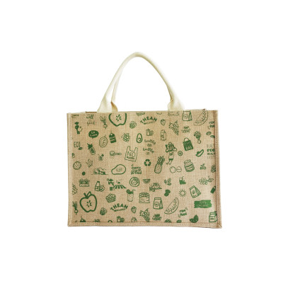 Túi sợi đay The An Organics Eco Jute Tote Bag - Ảnh 2
