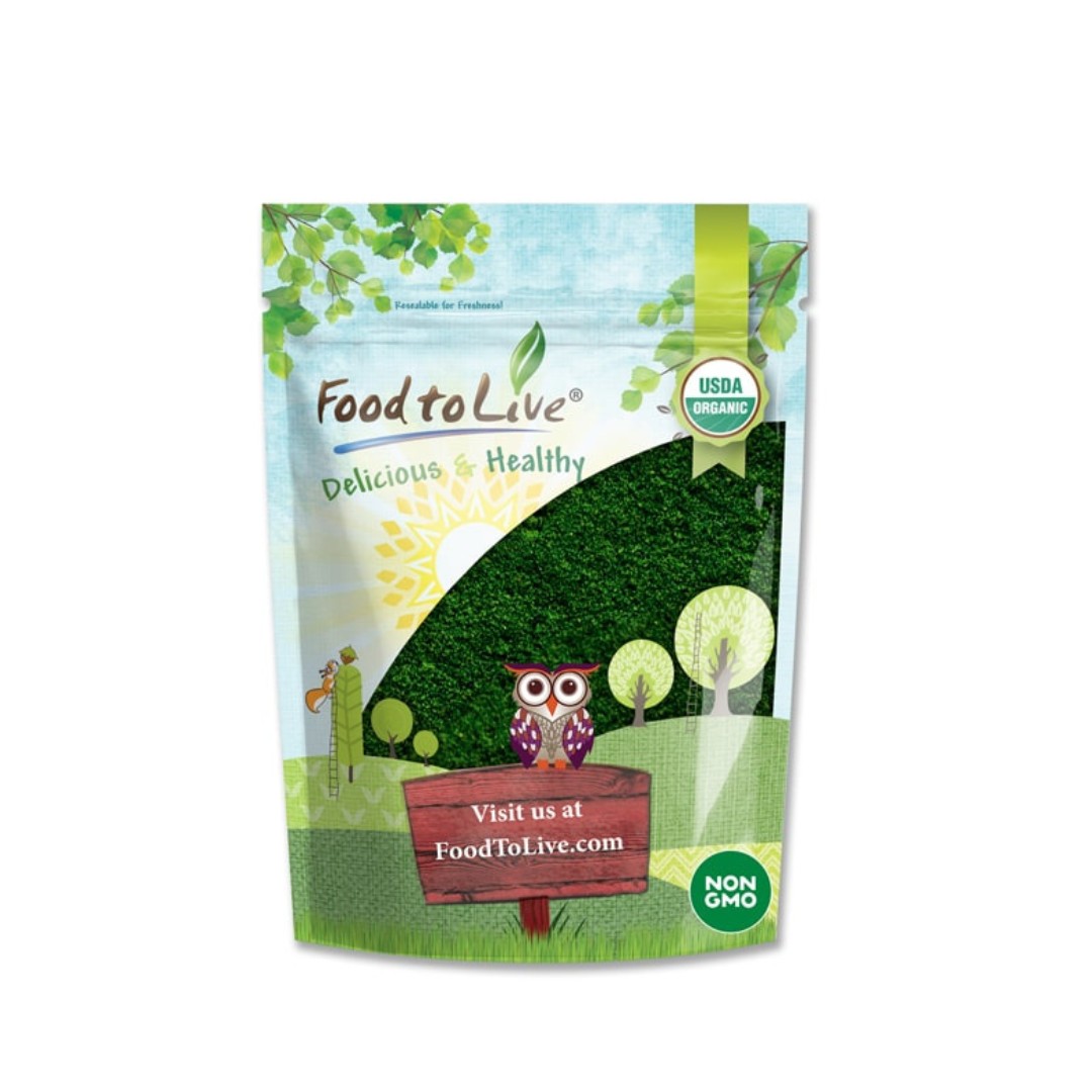 tảo spirulina và tảo chlorella hữu cơ Food To Live Organic Algae Powder Mix
