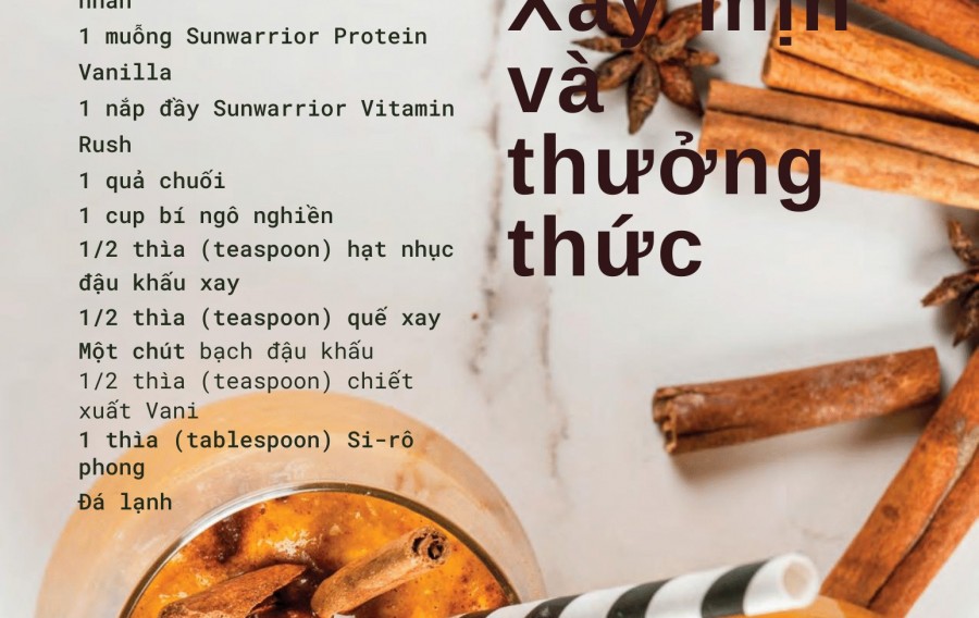 Smoothie Pumpkin Spice (bí ngô và gia vị) 17