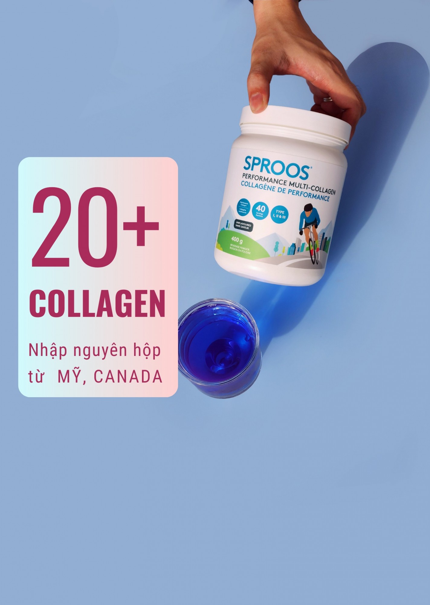Hơn 20 dòng collagen nhập nguyên hộp từ Mỹ, Canada Hơn 20 dòng collagen nhập nguyên hộp từ Mỹ, Canada