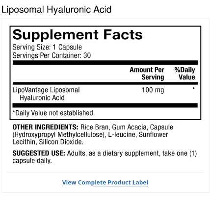 Liposomal Hyaluronic Acid Dr Mercola 3