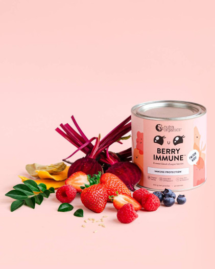 Bột siêu thực phẩm quả mọng tăng cường miễn dịch cho trẻ Nutra Organics Berry Immune - Ảnh 5