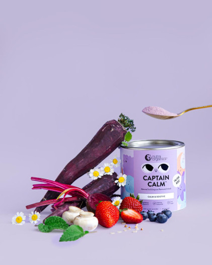 Bột siêu thực phẩm xoa dịu tinh thần cho trẻ Nutra Organics Captain Calm - Ảnh 3