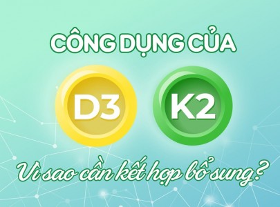 Vitamin K2 D3 có tác dụng gì?
