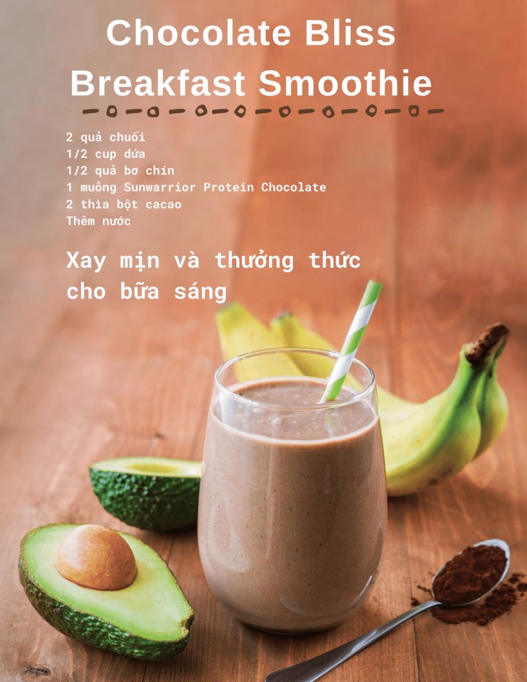 Smoothie Bữa Sáng Chocolate Bliss 30 Smoothie Bữa Sáng Chocolate Bliss 17