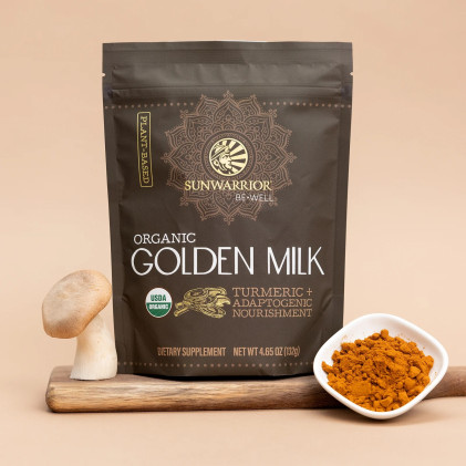 Bột sữa nghệ hữu cơ Sunwarrior Organic Golden Milk Powder- Be•Well - Ảnh 3