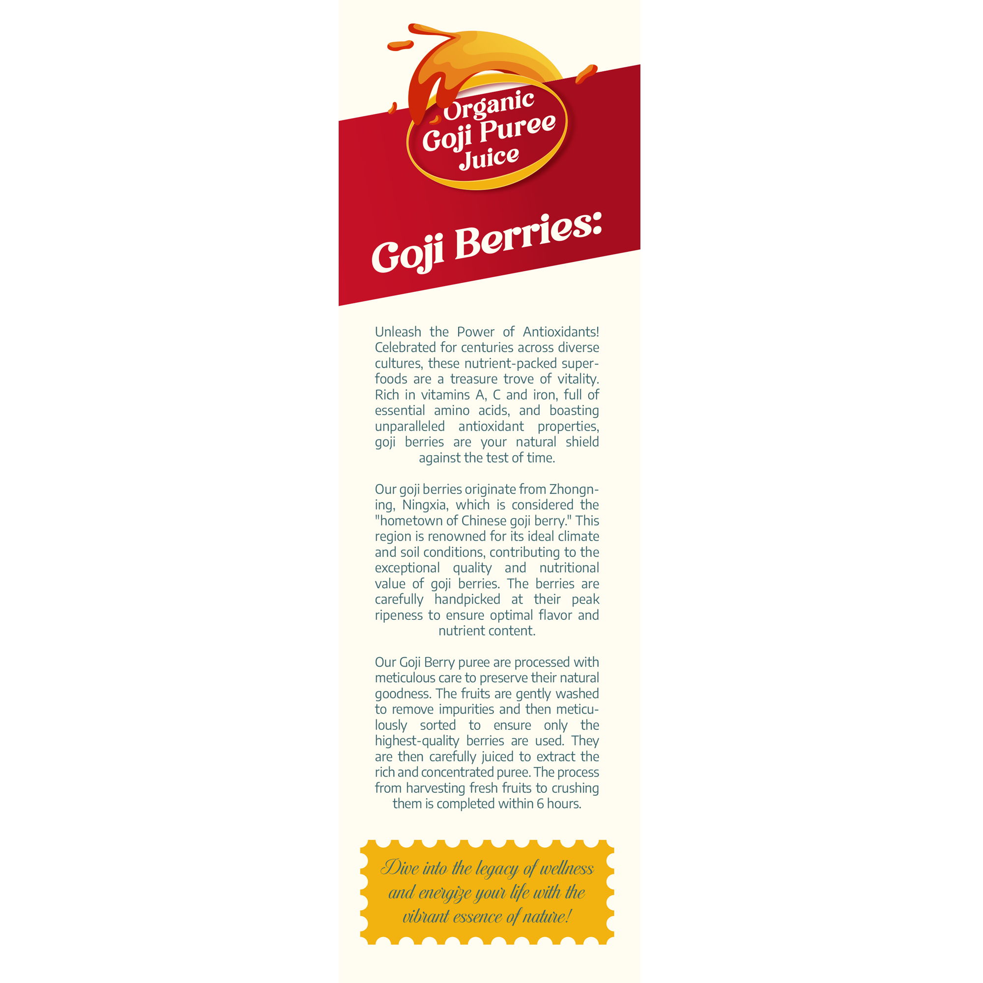 Nước ép kỷ tử hữu cơ The An Organics 3 Nước ép kỷ tử hữu cơ The An Organics - Ảnh 3