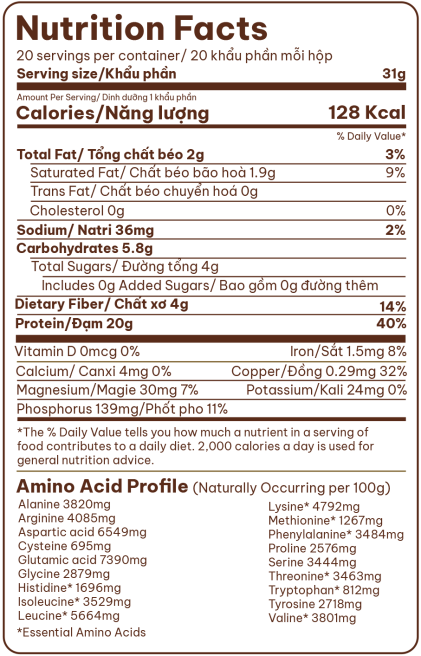 Bột Đạm Yeast Hero Protein Original - Ảnh 6