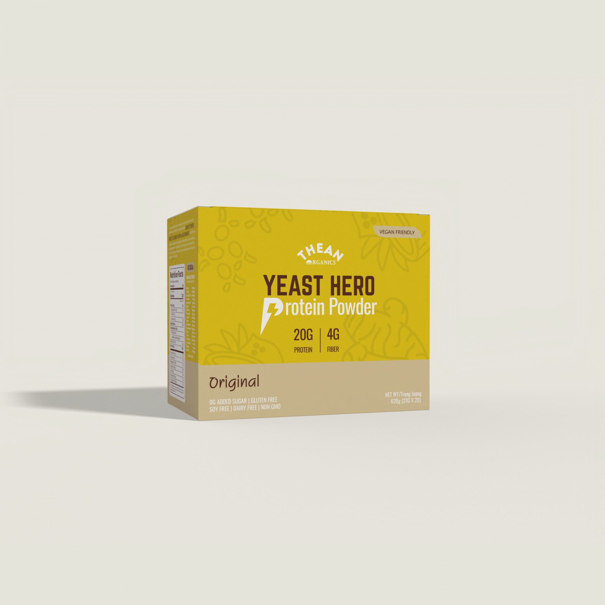 Bột Đạm Yeast Hero Protein Original 2
