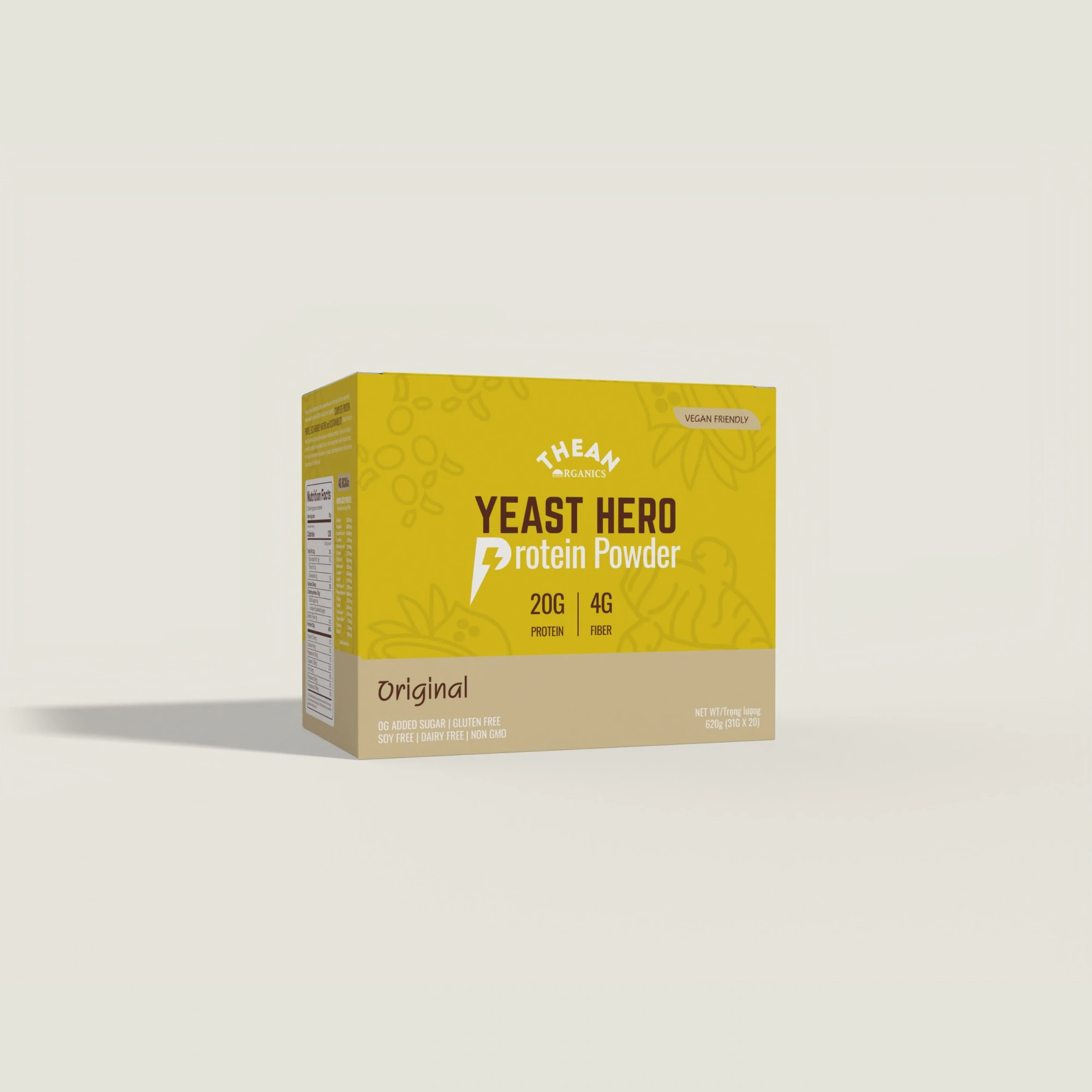 Bột Đạm Yeast Hero Protein Original 2