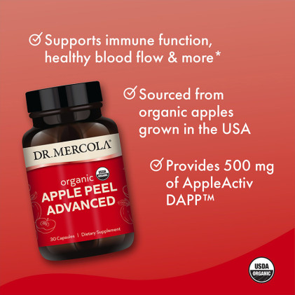 Viên uống vỏ táo hữu cơ Dr Mercola Organic Apple Peel Advanced - Ảnh 4