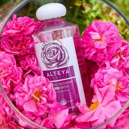 Nước hoa hồng đỏ hữu cơ Alteya Organics Rose Damascena Water - Ảnh 5