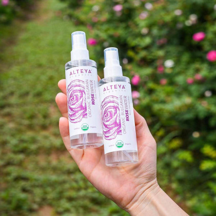 Nước hoa hồng đỏ hữu cơ Alteya Organics Rose Damascena Water - Ảnh 4