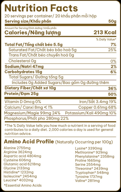Bột Đạm Yeast Hero Overnight Protein Original - Ảnh 6