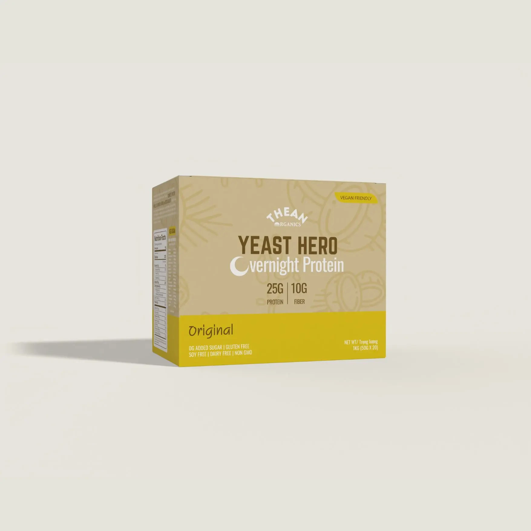 Bột Đạm Yeast Hero Overnight Protein Original 1