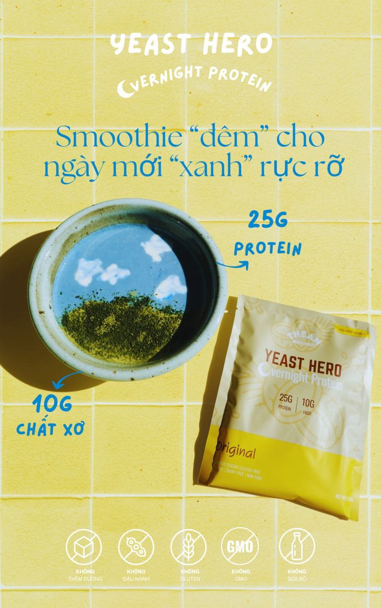 Smoothie "đêm" cho ngày mới xanh rực rỡ 11 Smoothie "đêm" cho ngày mới xanh rực rỡ 11
