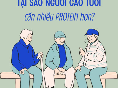 Tại sao người cao tuổi cần nhiều protein hơn ?