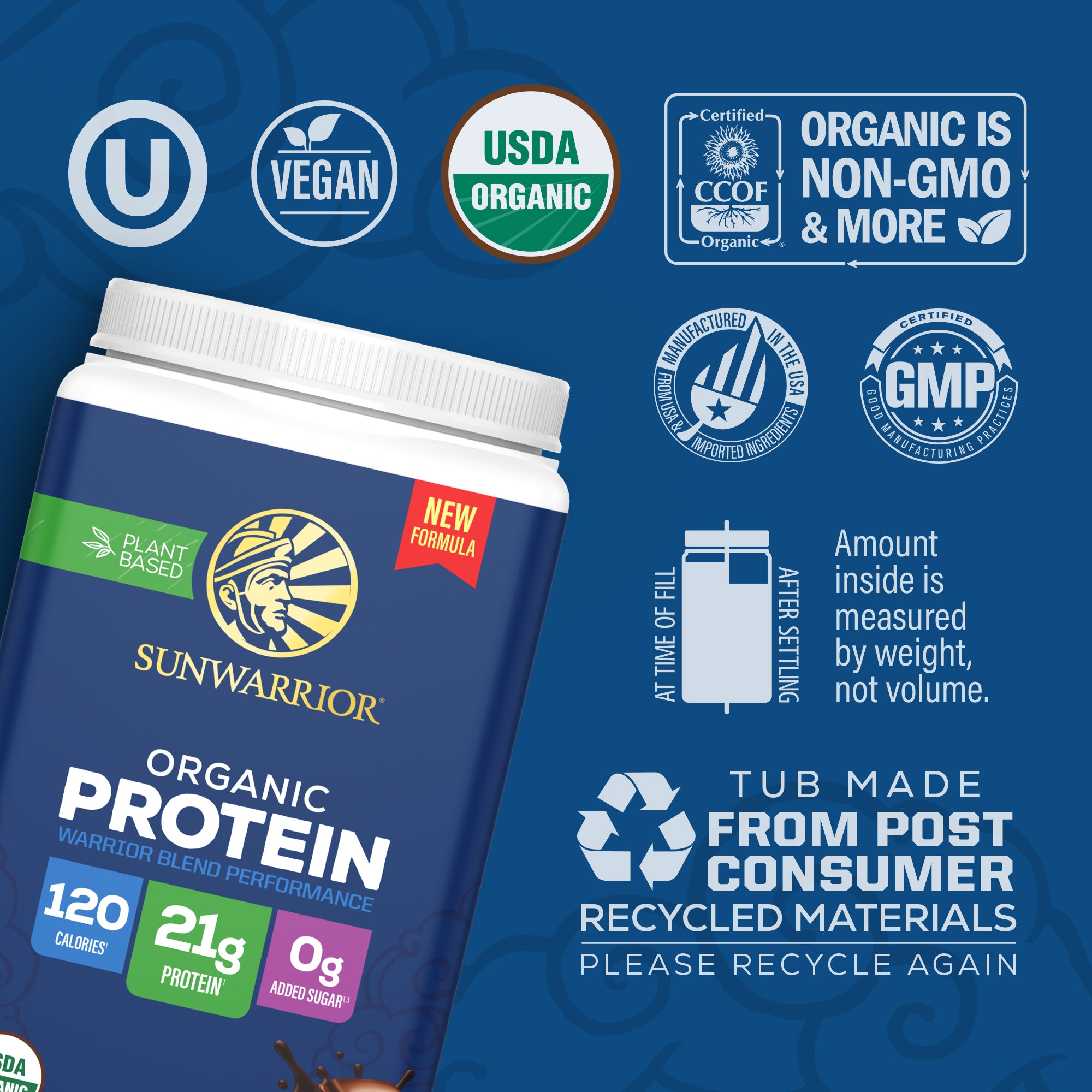 Bột protein thực vật hữu cơ Sunwarrior Warrior Blend Performance 14 Bột protein thực vật hữu cơ Sunwarrior Warrior Blend Performance - Ảnh 14