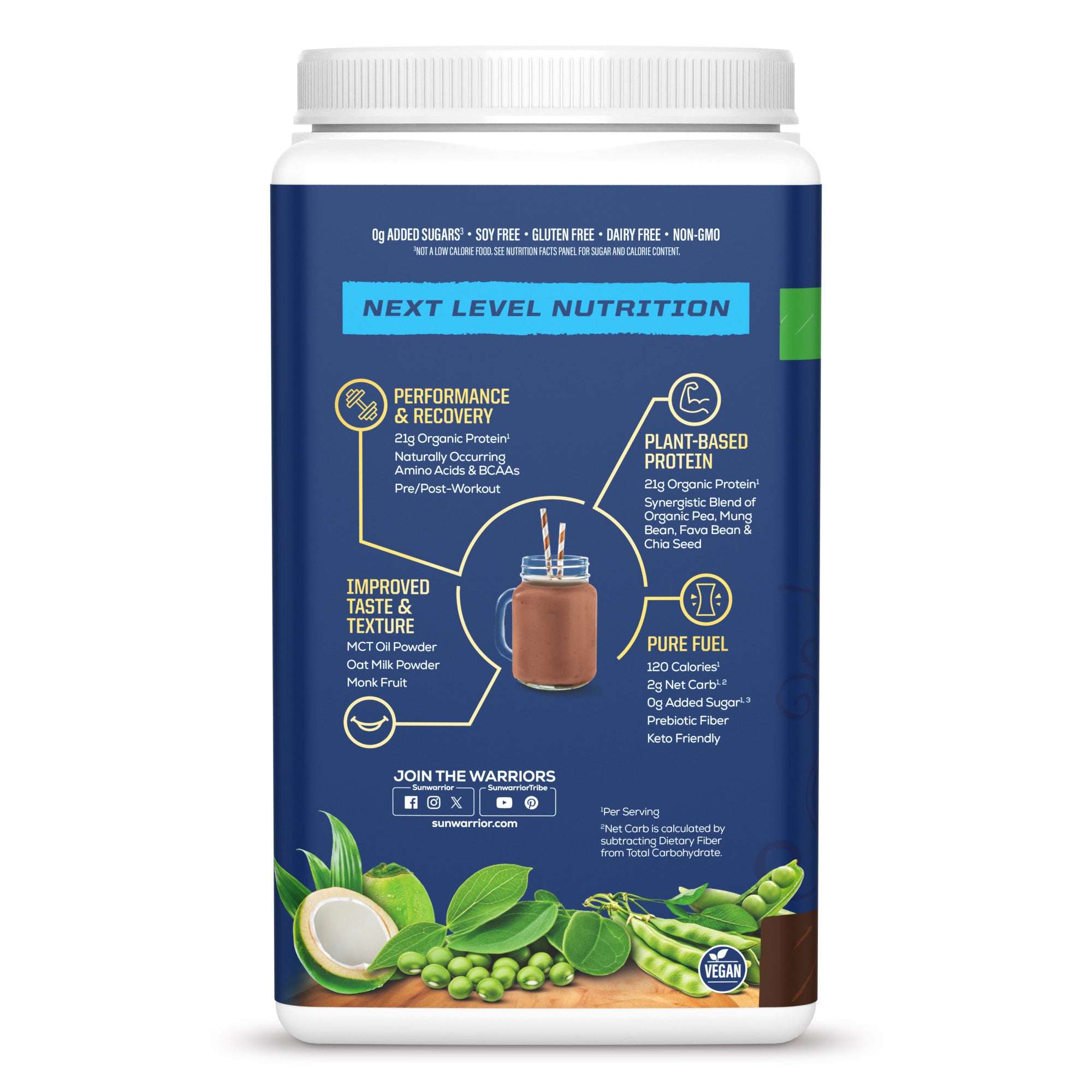 Bột protein thực vật hữu cơ Sunwarrior Warrior Blend Performance 11 Bột protein thực vật hữu cơ Sunwarrior Warrior Blend Performance - Ảnh 11
