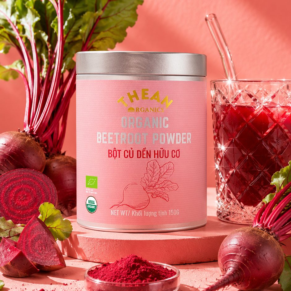 Bột củ dền hữu cơ 150g The An Organics 15 Bột củ dền hữu cơ 150g The An Organics 13