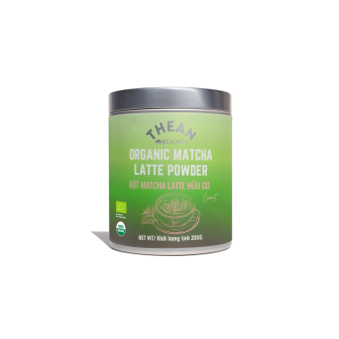 Chăm sóc cơ thể: Carbohydrates tốt, Carbohydrates xấu 287 Bột Matcha Latte Coconut Hữu Cơ 200g The An Organics
