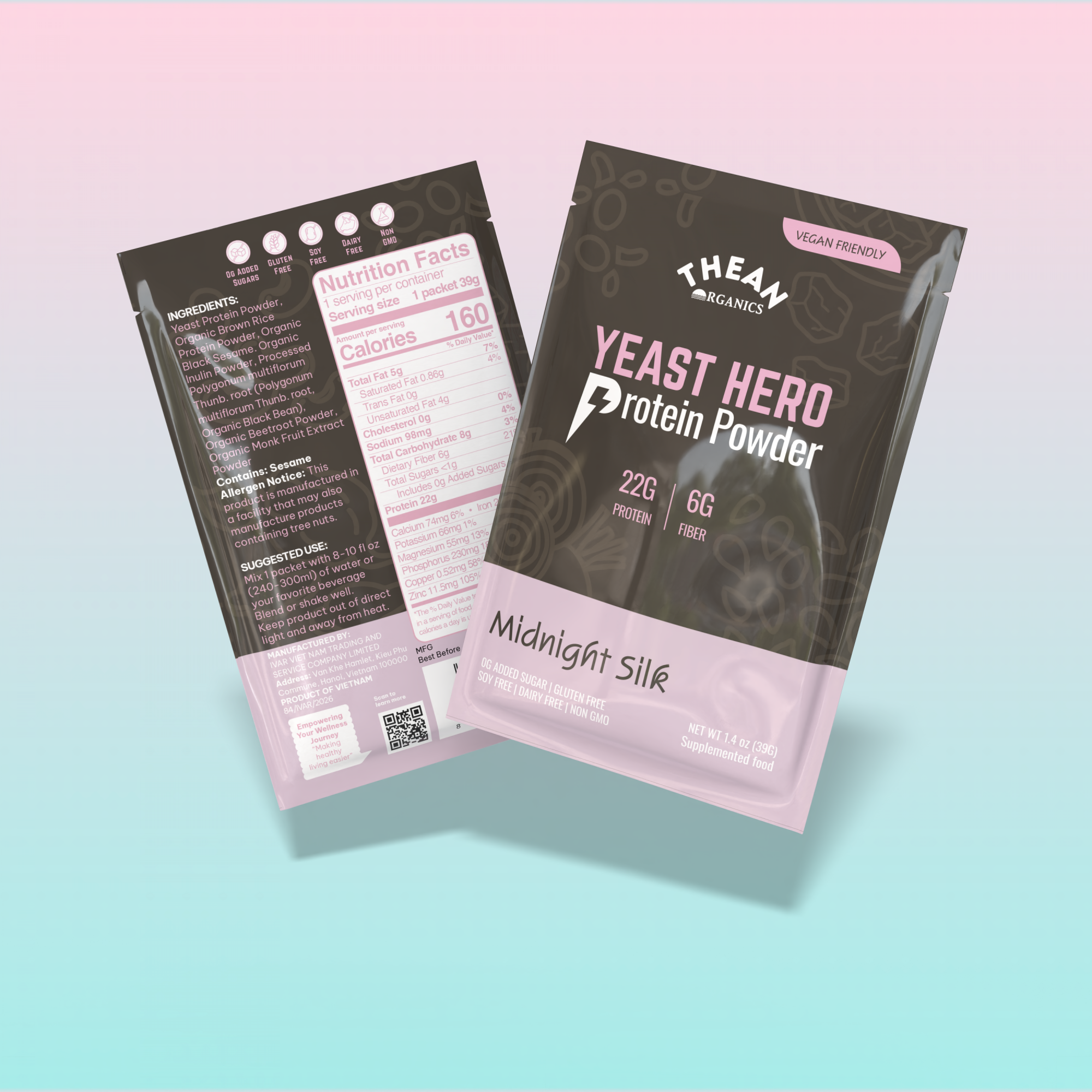 Bột đạm Yeast Hero Protein Powder Midnight Silk 15 Bột đạm Yeast Hero Protein Powder Midnight Silk 13